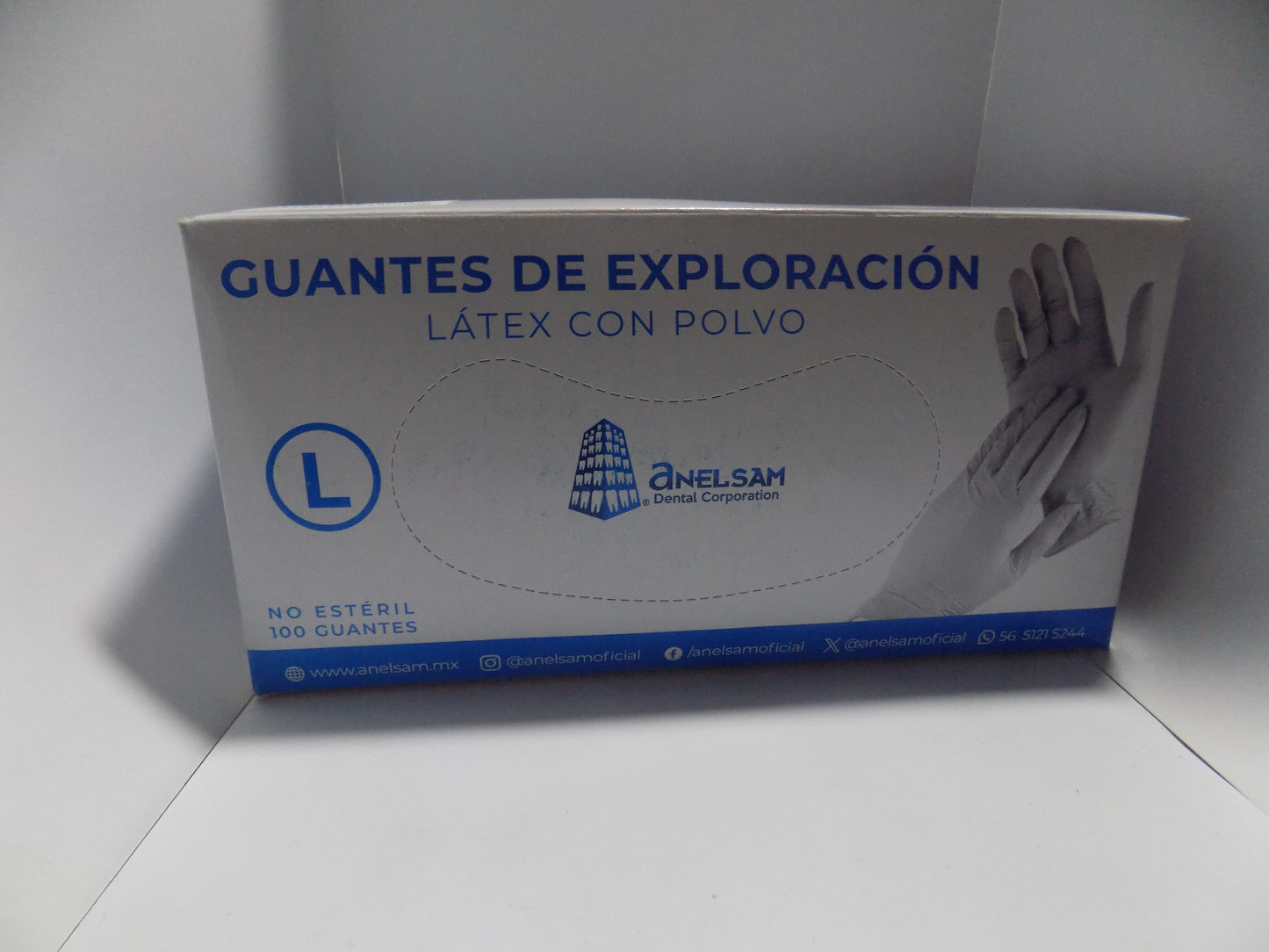 Guante de Látex Anelsam (con polvo)