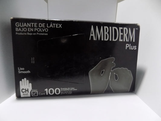 Guante de Látex Negro Ambiderm