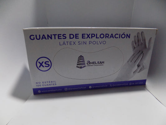 Guante de Látex sin polvo.
