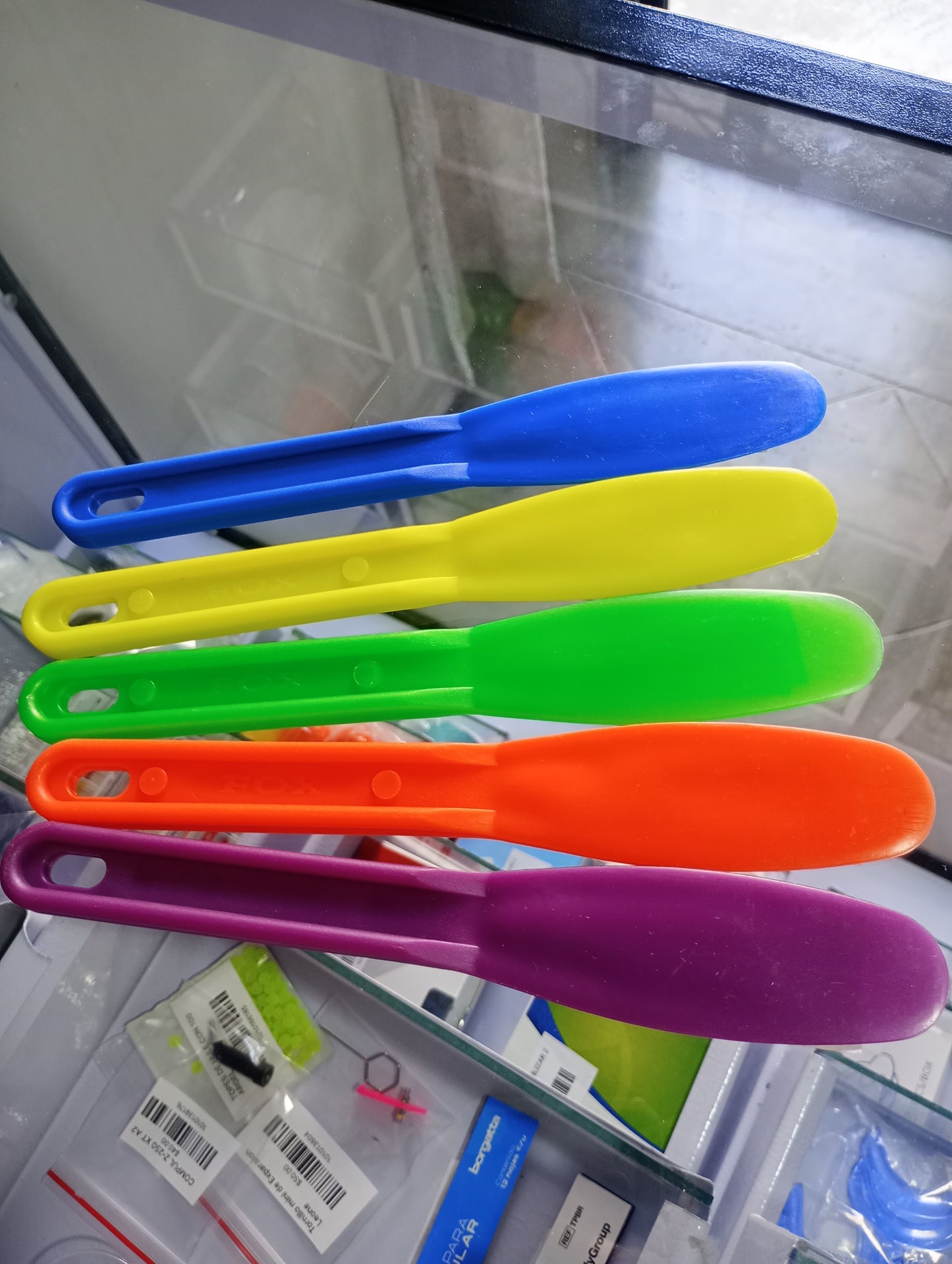 Espatula de plástico p/alginato