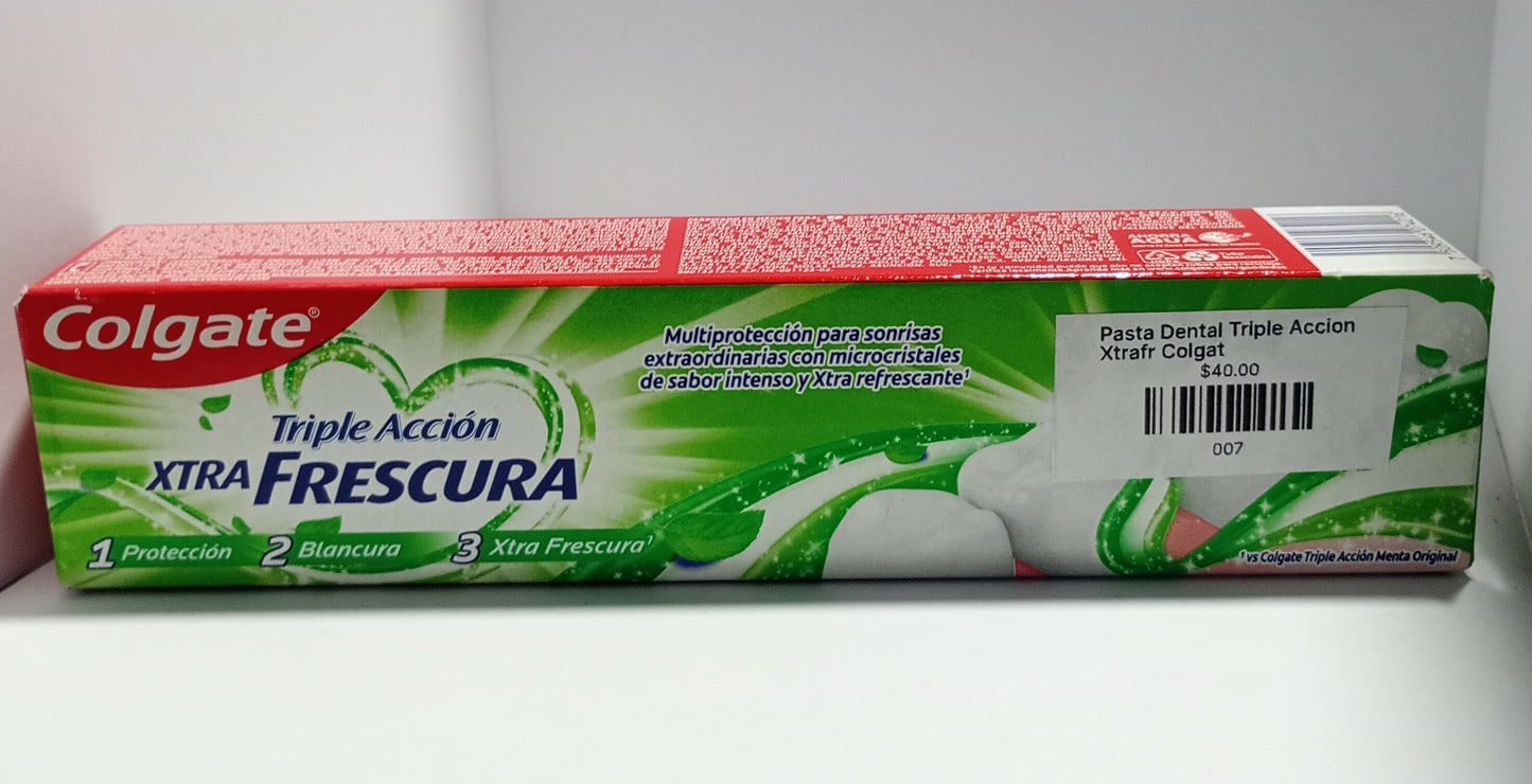 Pasta dental Triple Acción Xtrafr Colgat