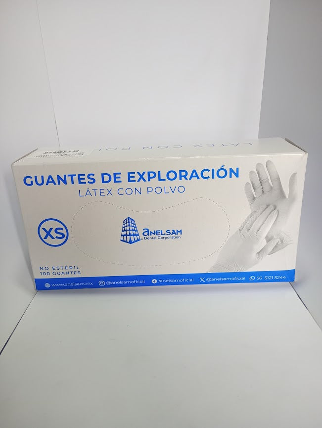 Guante de Látex Anelsam (con polvo)