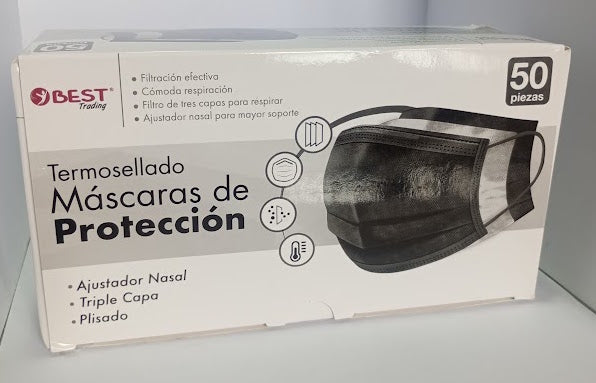 Cubrebocas Negro