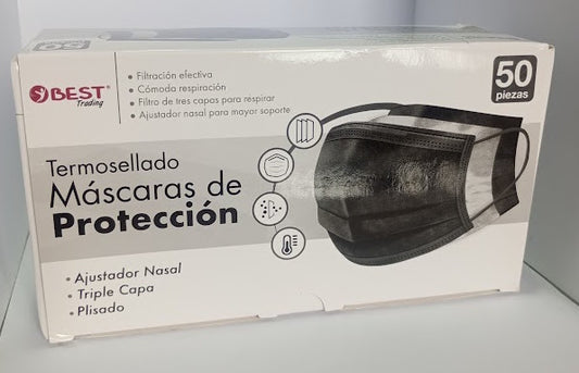 Cubrebocas Negro