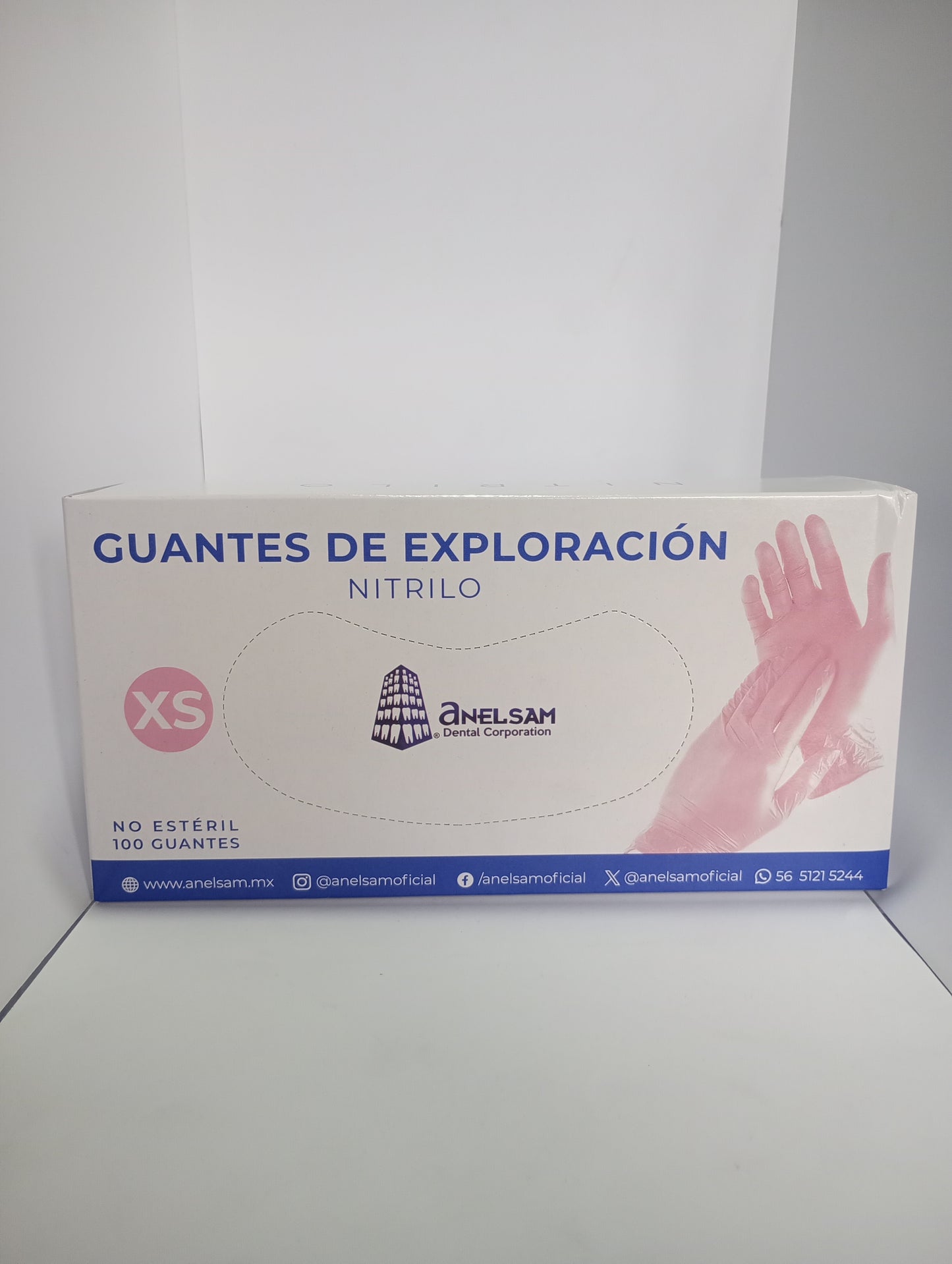 Guante Nitrilo Rosa