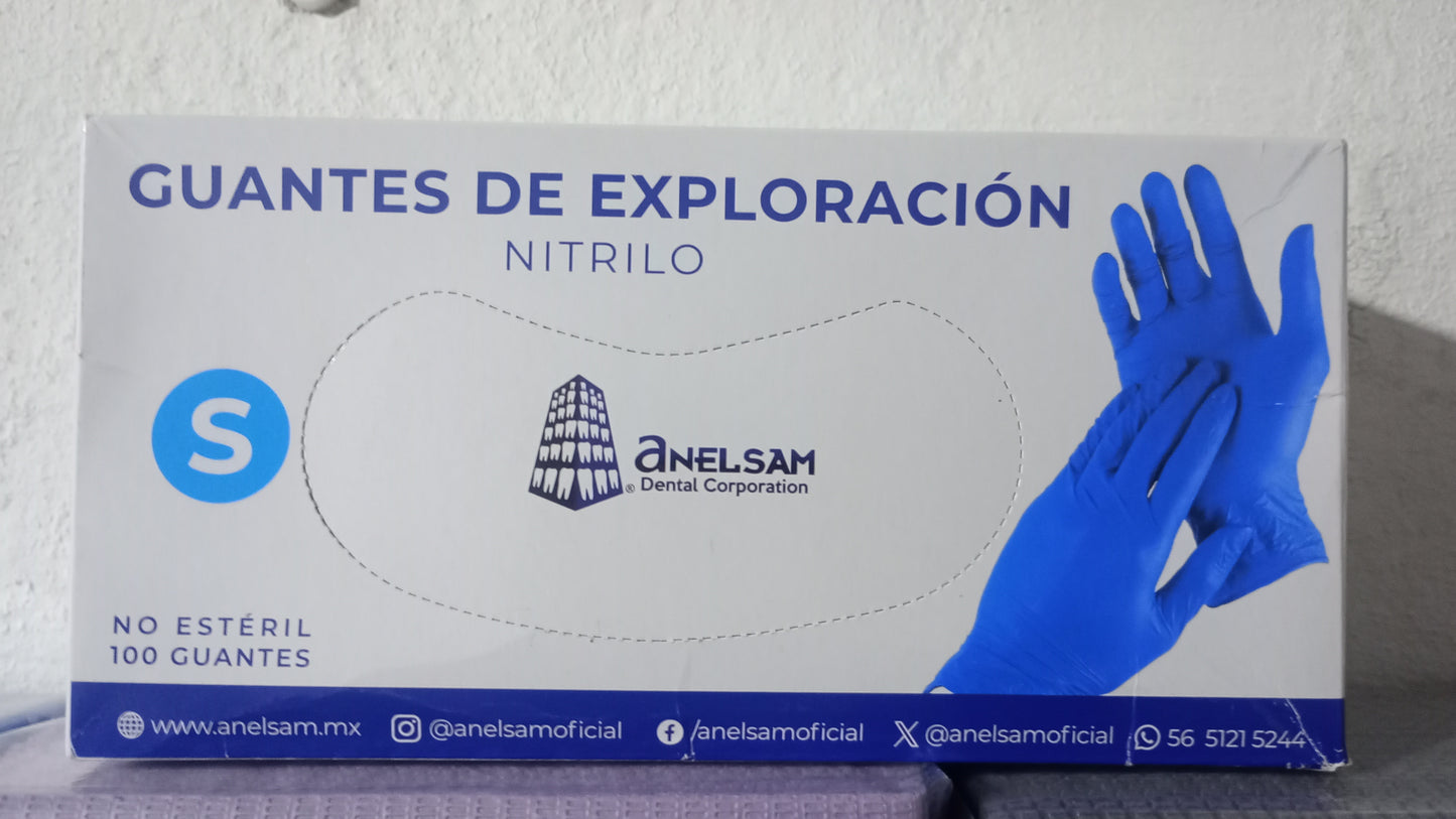 Guante Nitrilo Azul