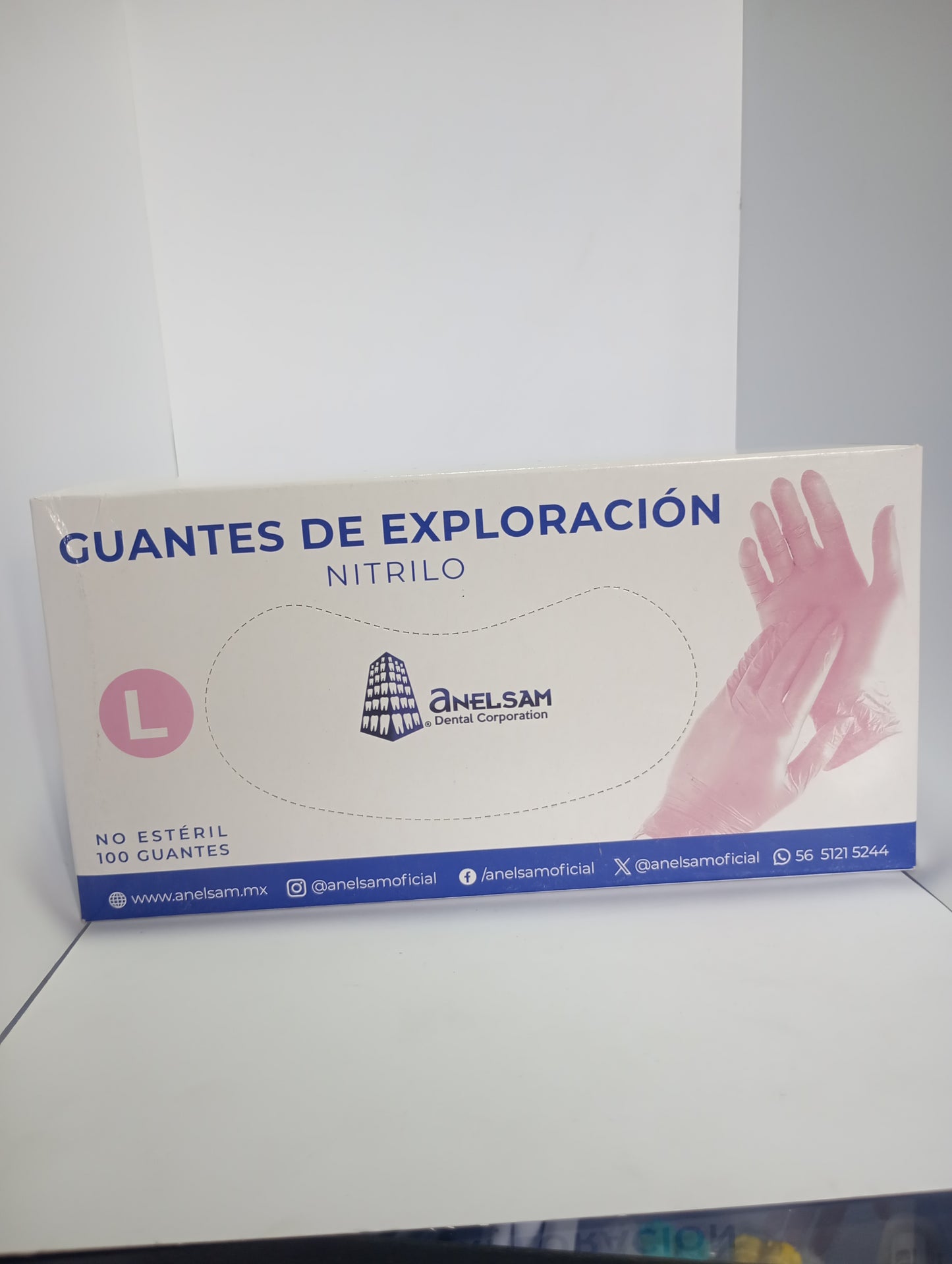 Guante Nitrilo Rosa